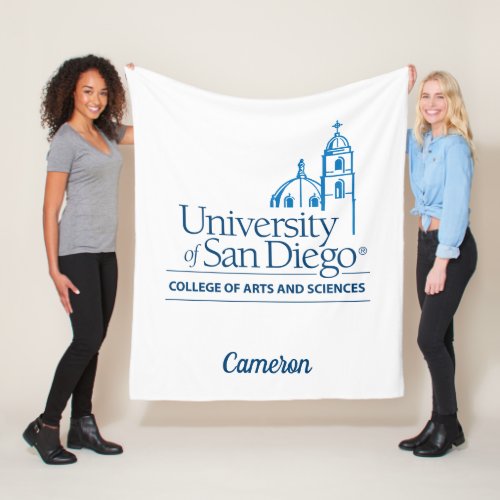 College of Arts and Sciences  Add Your Name Fleece Blanket