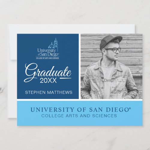 College of Arts and Sciences  Graduation Invitation