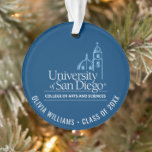 College of Arts and Sciences | Graduation Ornament<br><div class="desc">Check out these officially licensed University of San Diego College of Arts and Sciences designs! Get all the latest University of San Diego College of Arts and Sciences gear here. All of these Zazzle products are customizable with your class year, name, and club. These products make perfect gifts for the...</div>