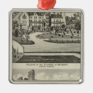 College of the Sisters of Bethany Metal Ornament