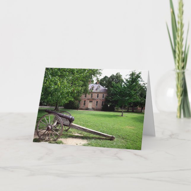 College Of William And Mary Blank Greeting Card (Front)