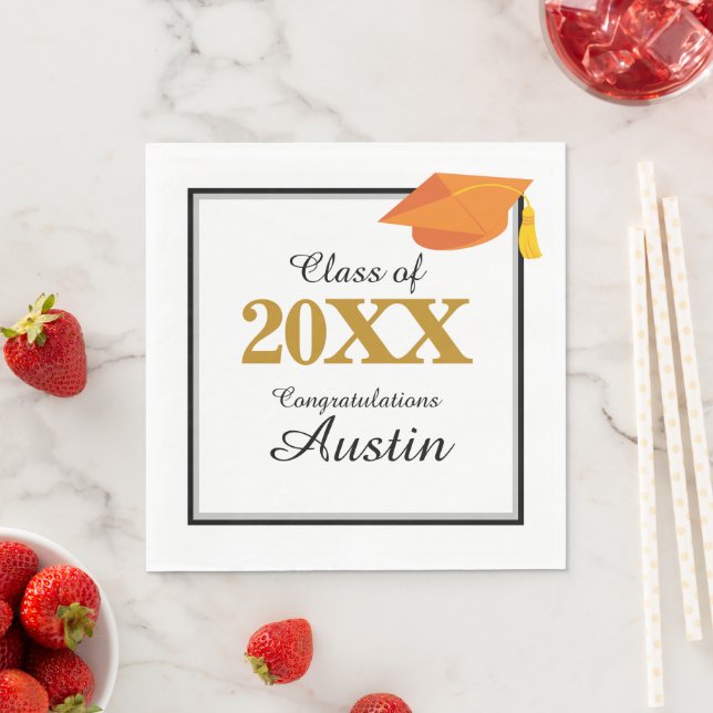 College or High School Graduation Napkins (Insitu)