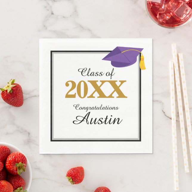 College or High School Graduation Napkins (Insitu)