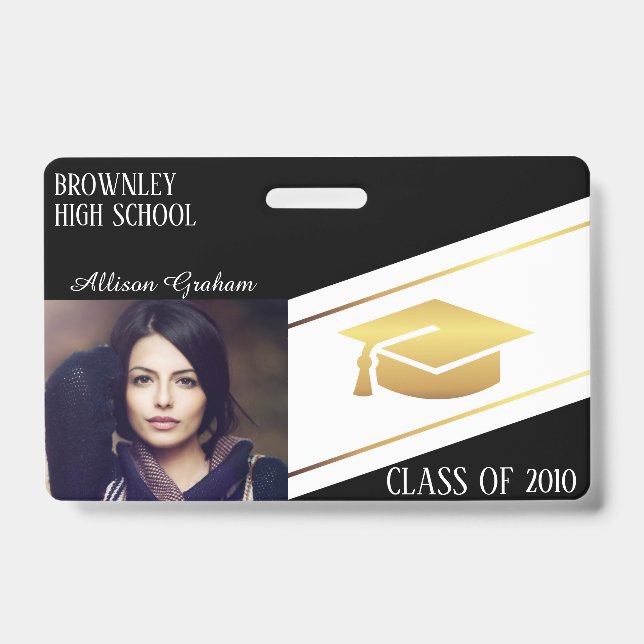 College or High School Reunion  Badge (Front)