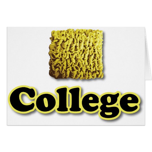 College Ramen Cards (Front Horizontal)