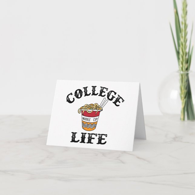 College Ramen   Holiday Card (Front)