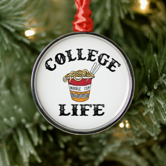 College Ramen   Metal Ornament