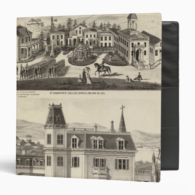 College, school, Benicia 3 Ring Binder (Front/Inside)