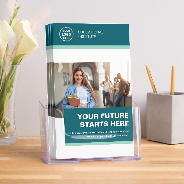 College School Business Tri-fold Brochures (Insitu)