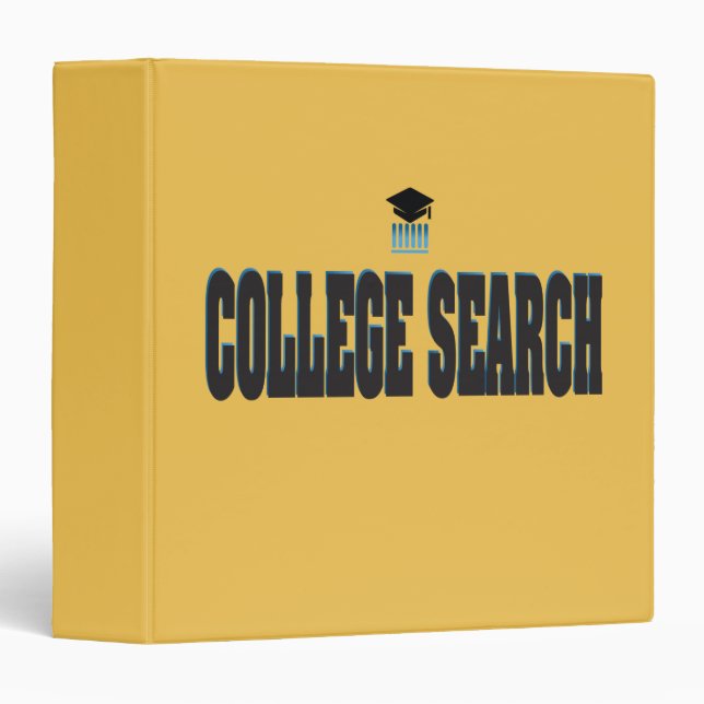 College Search organizing binder (Front/Spine)