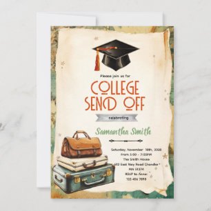 College Send Off party Invitation 