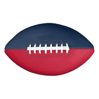College Sports Team Colors Navy Blue/Red Football