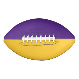 College Sports Team Colors Purple/Gold Football