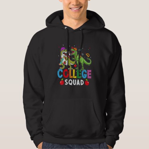 College Squad Dinosaurs Teacher Student Back To Sc Hoodie