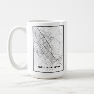 College Station Map Coffee Mug