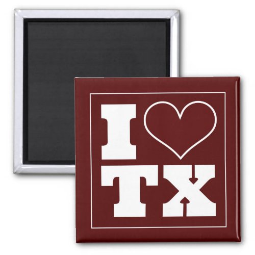College Station TX Football Watch Party Fridge Magnet