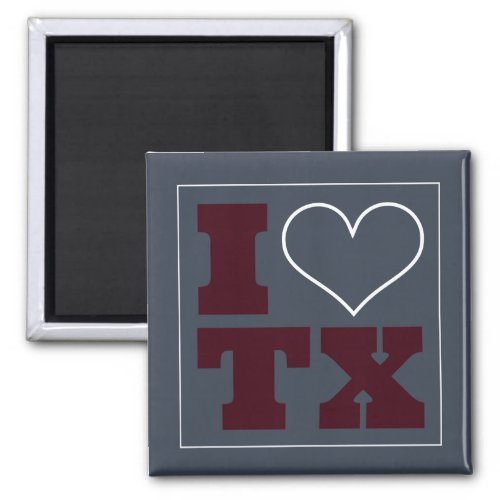 College Station TX Watch Party Fridge Magnet