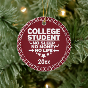 College Acceptance Student Desk Ornament