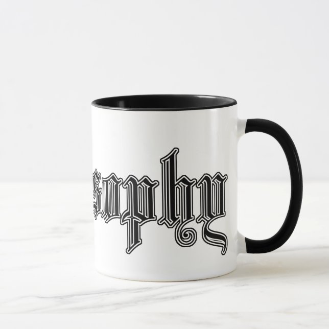college study mug "philosophy" (Right)
