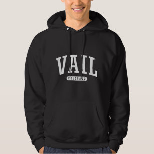 College Style Vail Colorado Souvenir Gift  Hoodie