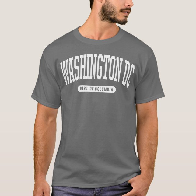 College Style Washington Dc District Of Columbia g T-Shirt (Front)