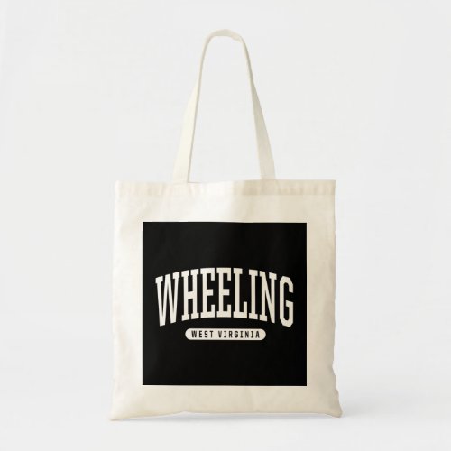 College Style Wheeling West Virginia Souvenir Gift Tote Bag