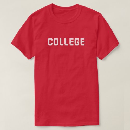 College T_shirt custom