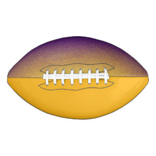College Team Colors Purple/Yellow Football
