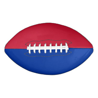 College Team Colors Red/Blue Football