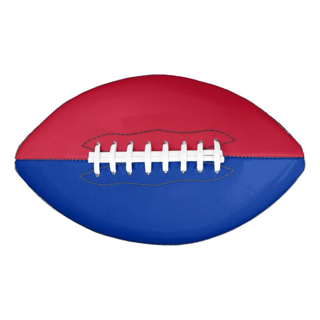 College Team Colors Red/Blue Football (Front)