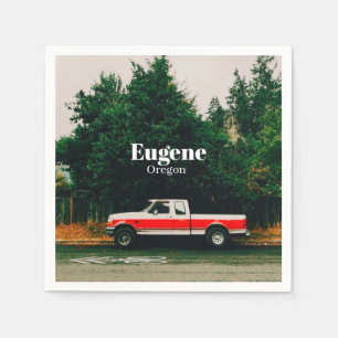 College town of Eugene - Oregon Napkins