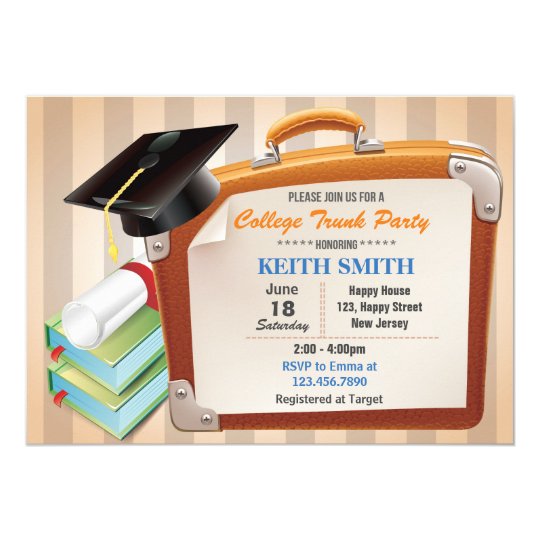 college graduation party invitations