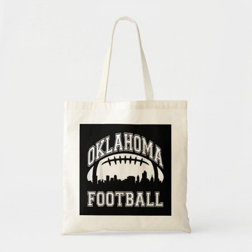 College University Style Oklahoma Sports Team Foot Tote Bag