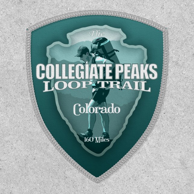 Collegiate Peaks (arrowhead T)  Patch (Front)