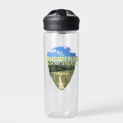 Collegiate Peaks Loop arrowhead  Water Bottle