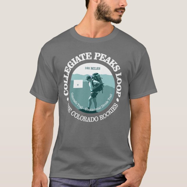 Collegiate Peaks Loop (T) T-Shirt (Front)