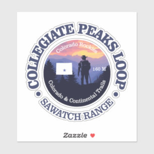 Collegiate Peaks (rd2) Sticker