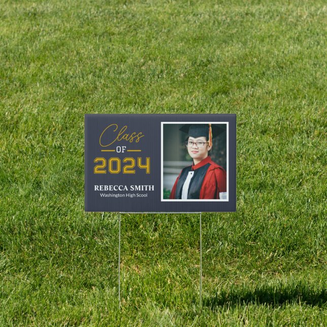 Collegiate Script Yard Sign (Insitu)