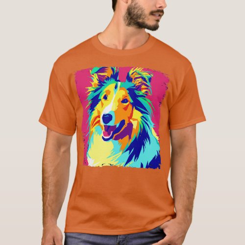 Collie Art Dog Lover Gifts 1 T_Shirt
