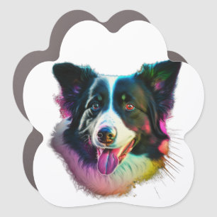 Collie Auto Magnet