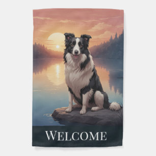 Collie by Lake Garden Flag