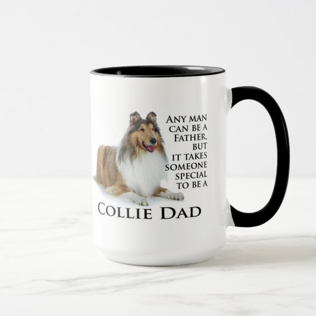 Collie Dad Mug (Right)