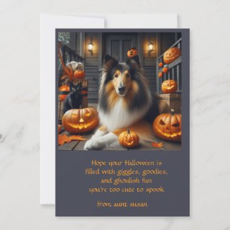 Collie Dog Halloween For Kids 