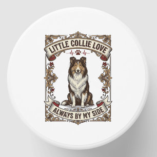Collie Dog Lover Shirt with Vintage Engraving Quot Mini Candle Favors