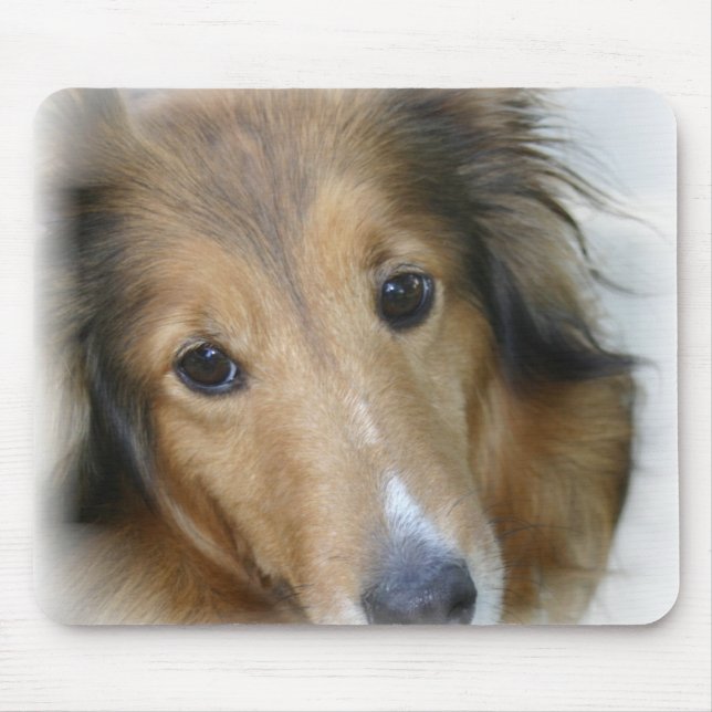 Collie Dog Mouse Pad (Front)