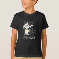 Collie-flower Funny Border Collie Dog Pun Dark BG