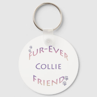 Collie Furever Keychain