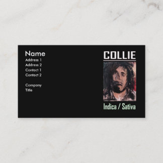 COLLIE INDICA SATIVA BUSINESS CARD