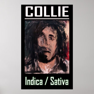 COLLIE INDICA SATIVA POSTER
