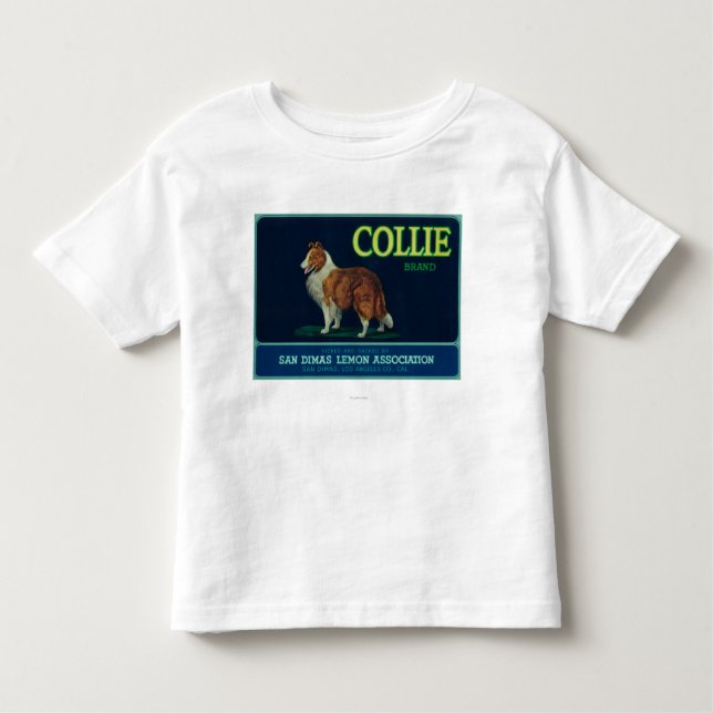 Collie Lemon LabelSan Dimas, CA Toddler T-shirt (Front)